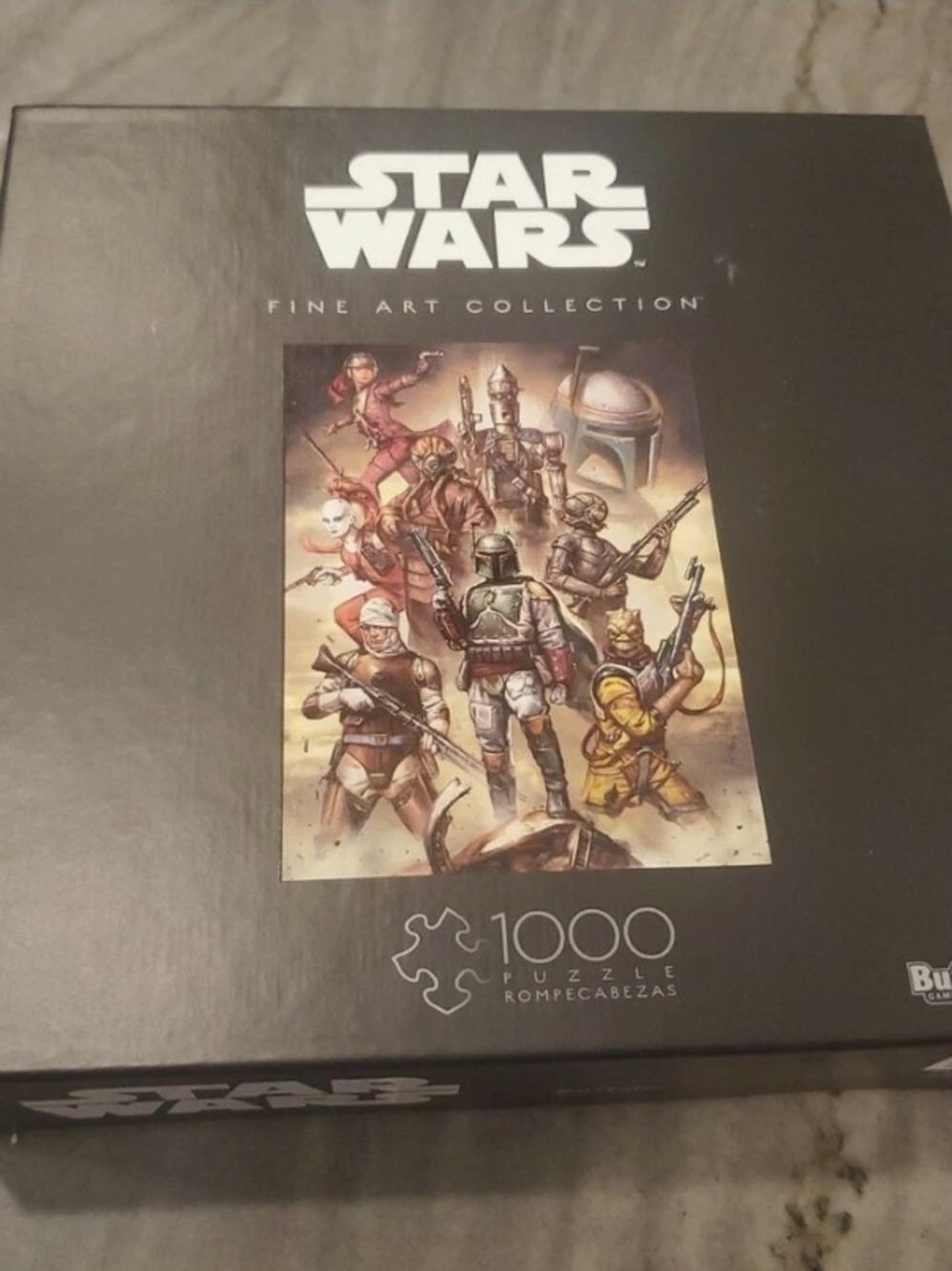 Star Wars Black Box Puzzle with Character Artwork
